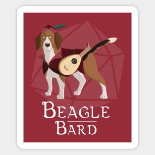 Beagle Bard Sticker